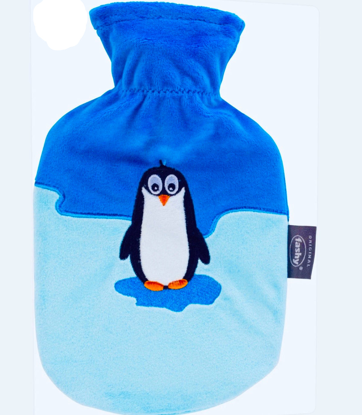 Hot Water Bottle with Plush Cover Penguin 'pino' — 0.8 L
